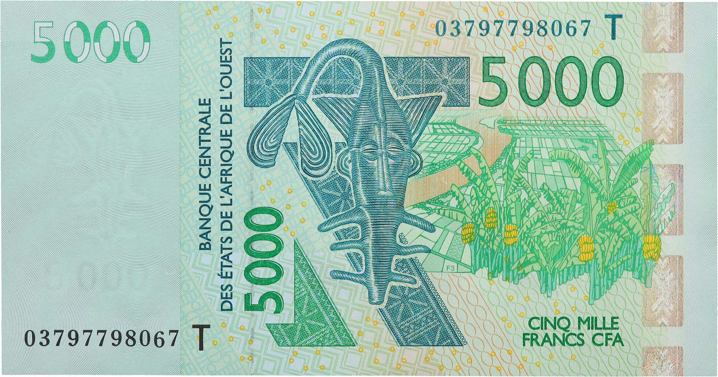 5000 Francs ÉTATS DE L AFRIQUE DE L OUEST  2003 P.817Ta pr.NEUF