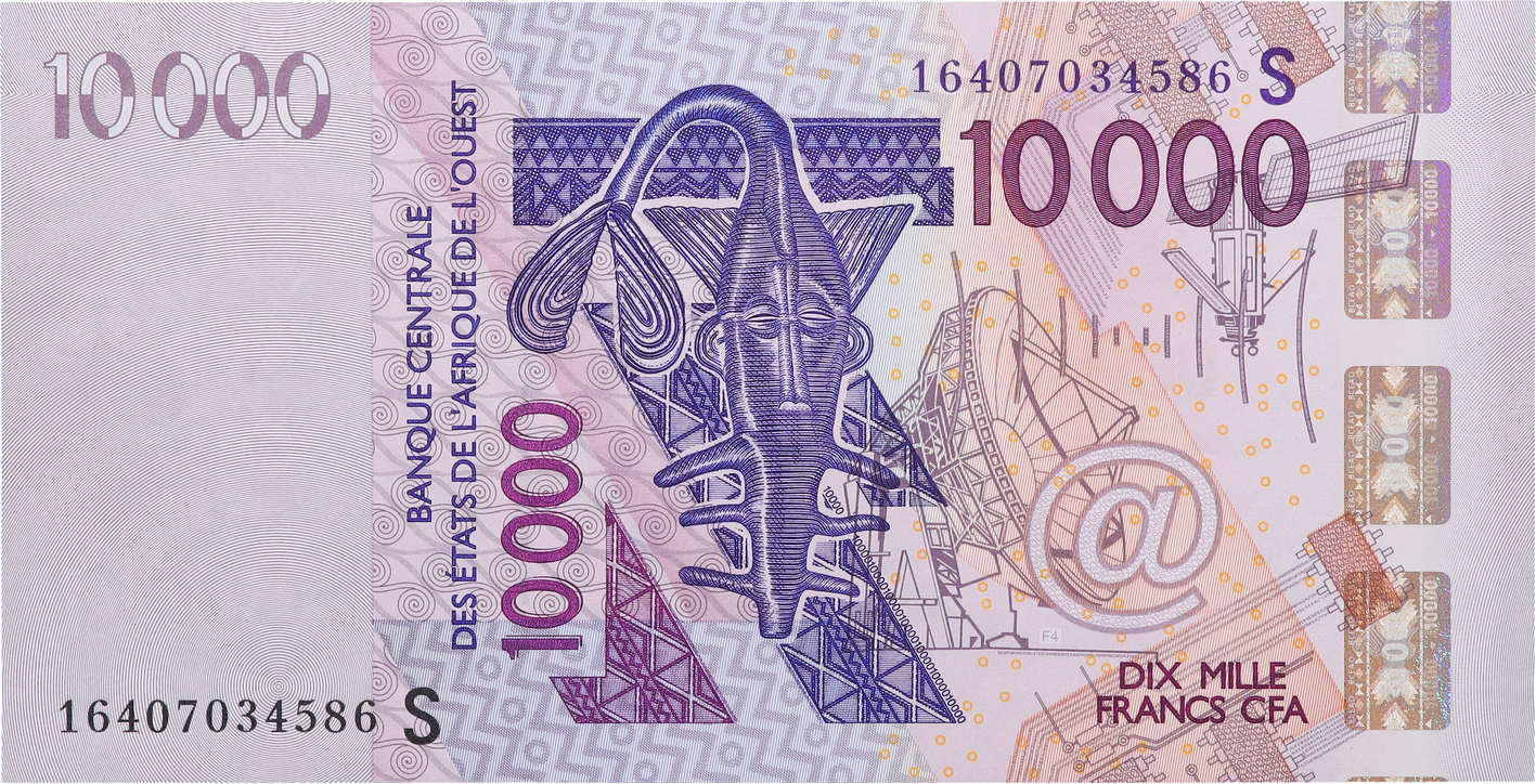 10000 Francs ÉTATS DE L AFRIQUE DE L OUEST  2016 P.918Sp NEUF
