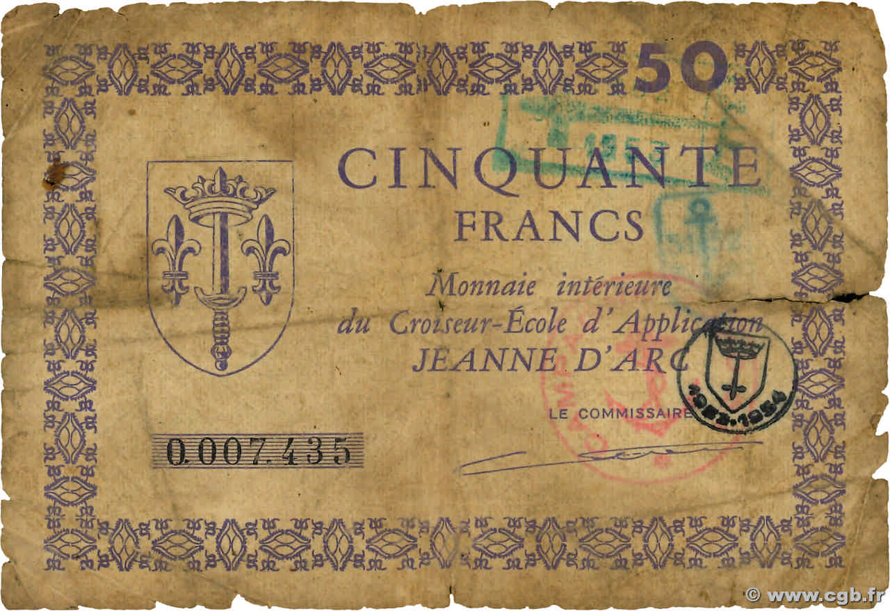 50 Francs FRANCE regionalismo y varios  1950 K.285 RC