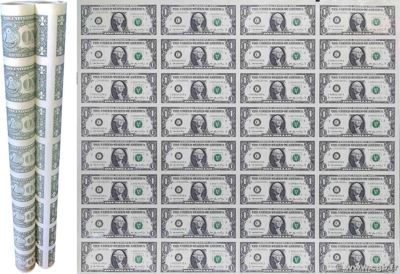 1 Dollar Planche UNITED STATES OF AMERICA Philadelphie 2006 P.523 UNC