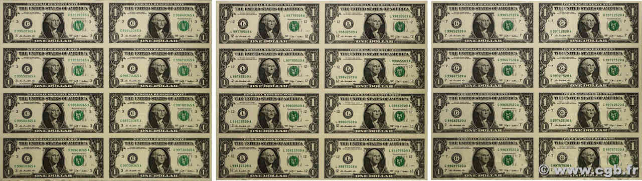 1 Dollar Planche STATI UNITI D AMERICA  2009 P.530 FDC