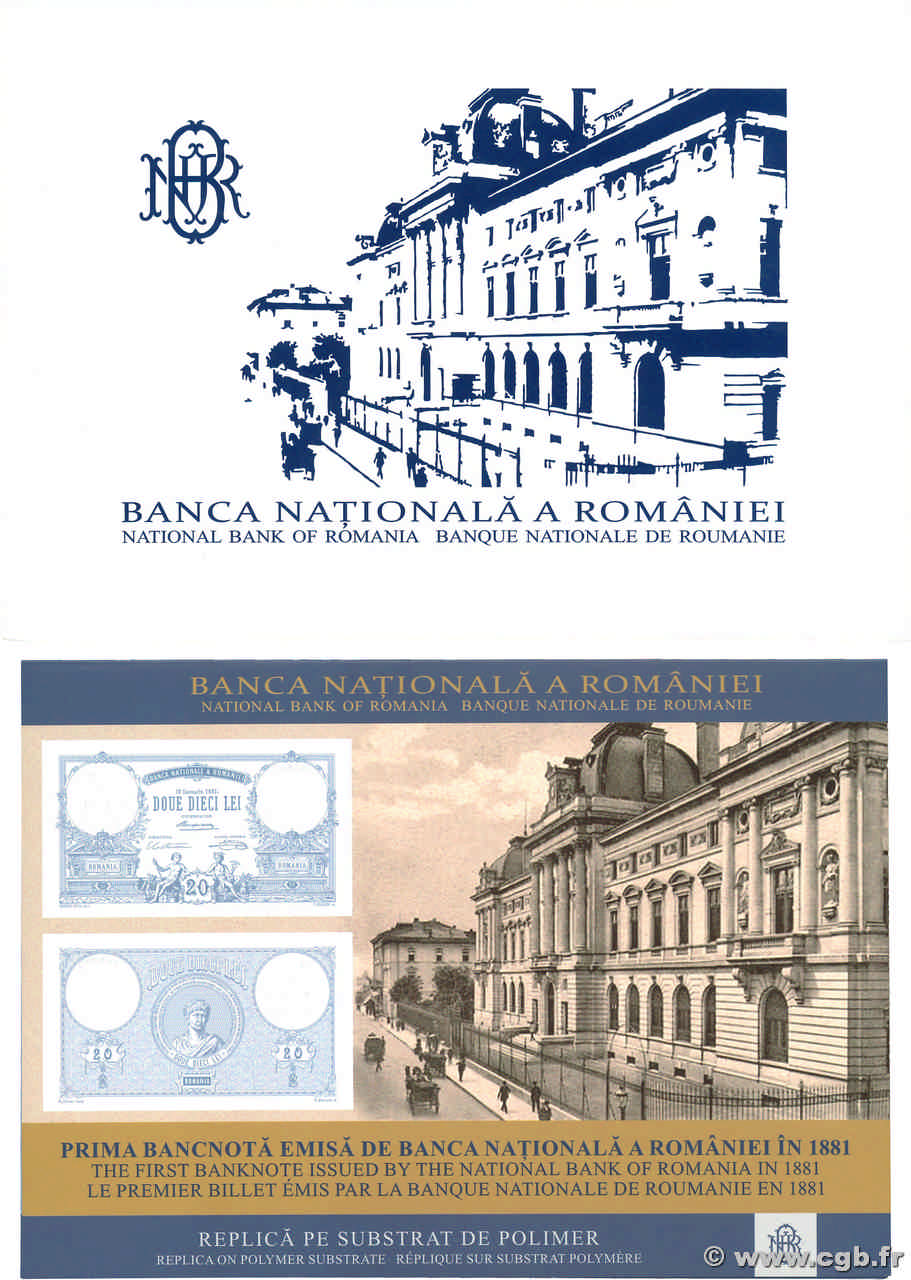 20 Lei Set de présentation ROMANIA  2021 P.126 UNC
