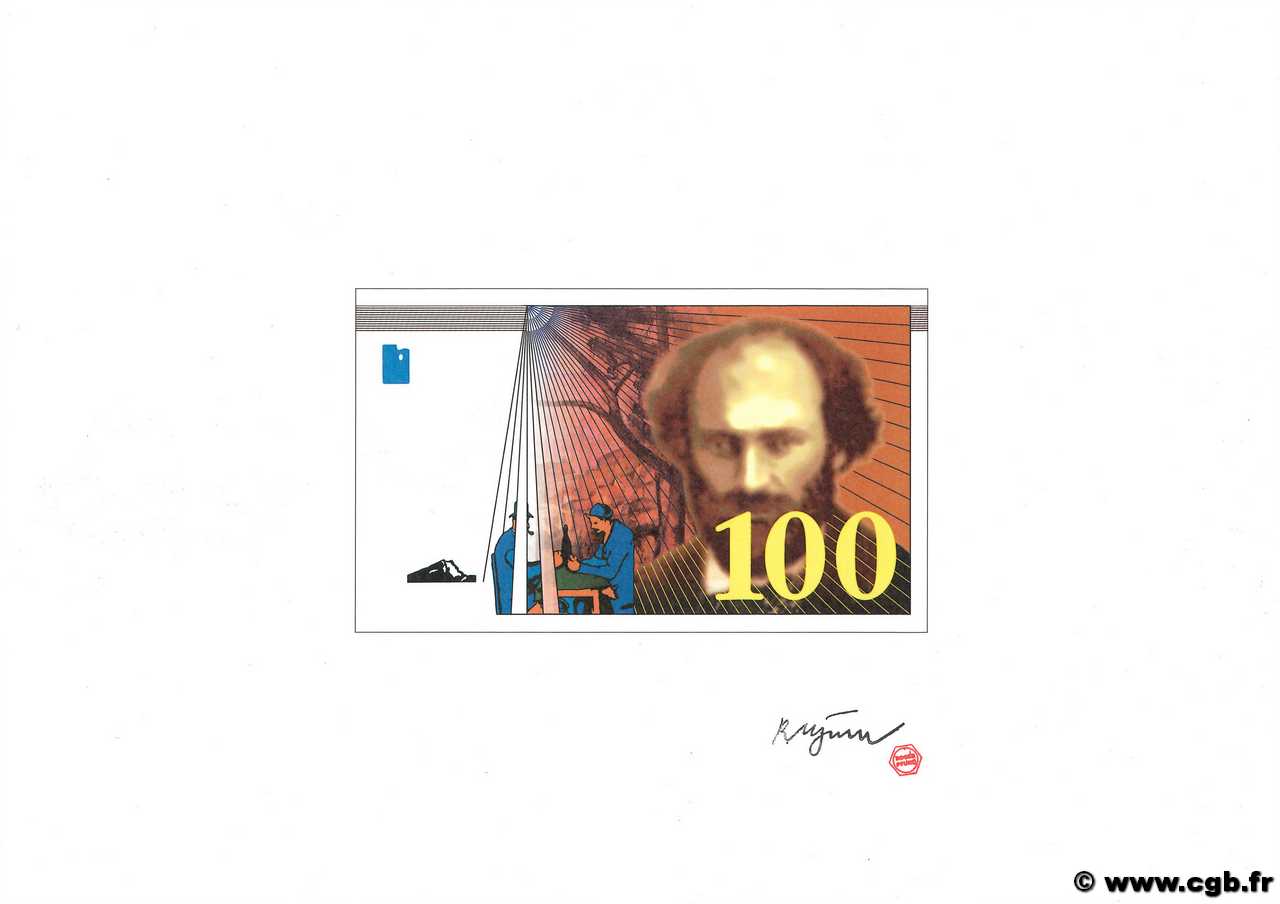 100 Francs CÈZANNE Épreuve FRANKREICH  1995 F.- ST