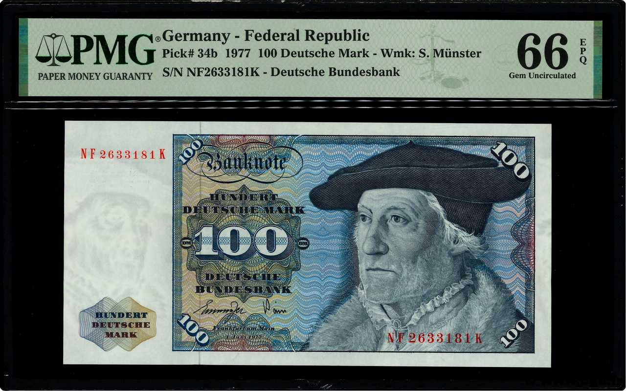100 Deutsche Mark GERMAN FEDERAL REPUBLIC  1996 P.34b UNC