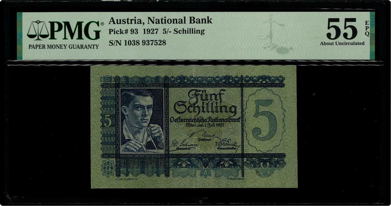 5 Schilling AUSTRIA  1927 P.093 AU