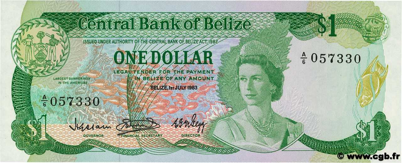 1 Dollar BELIZE  1983 P.43 UNC