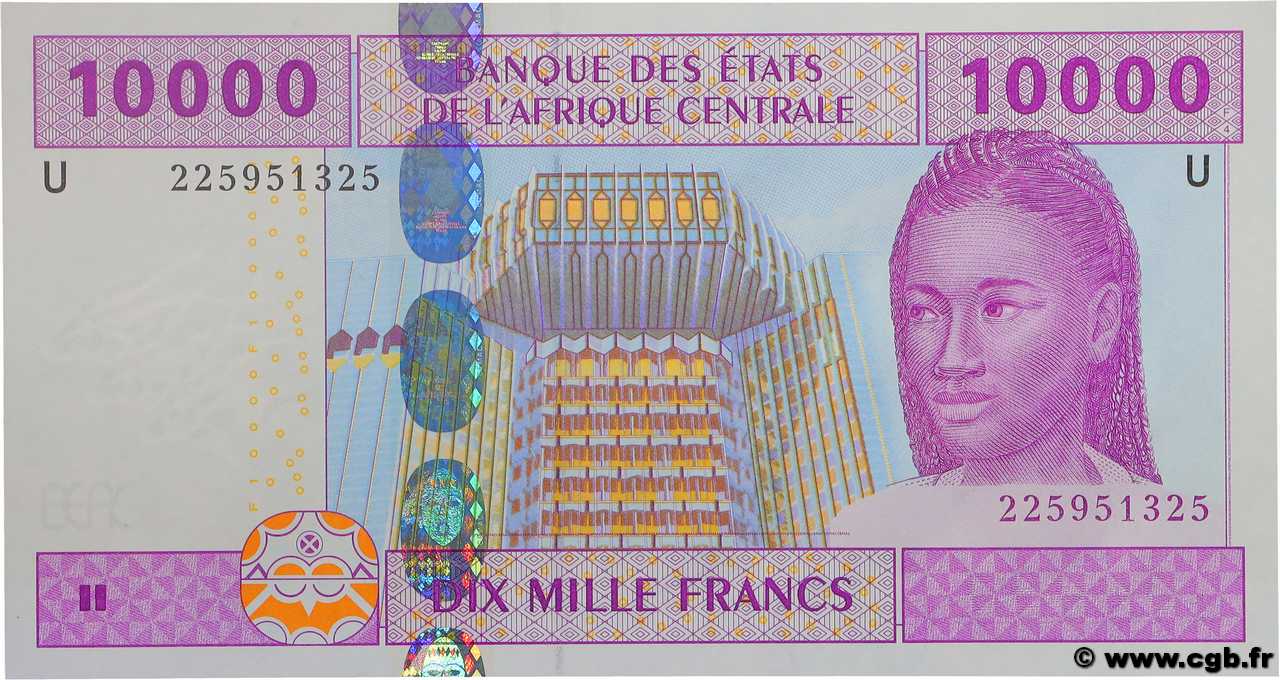 10000 Francs CENTRAL AFRICAN STATES  2002 P.210Ub UNC