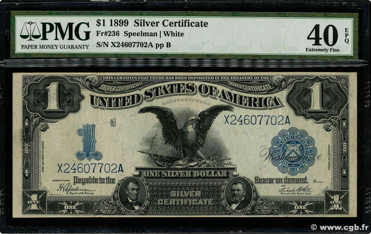 1 Dollar STATI UNITI D AMERICA  1899 P.338c q.SPL