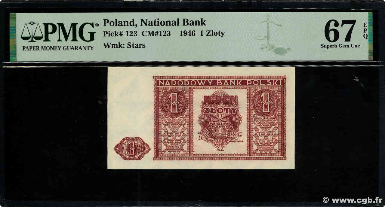 1 Zloty POLOGNE  1946 P.123 NEUF