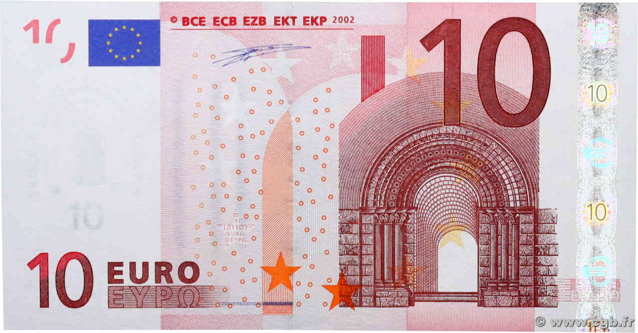 10 Euro EUROPA  2002 P.02u FDC