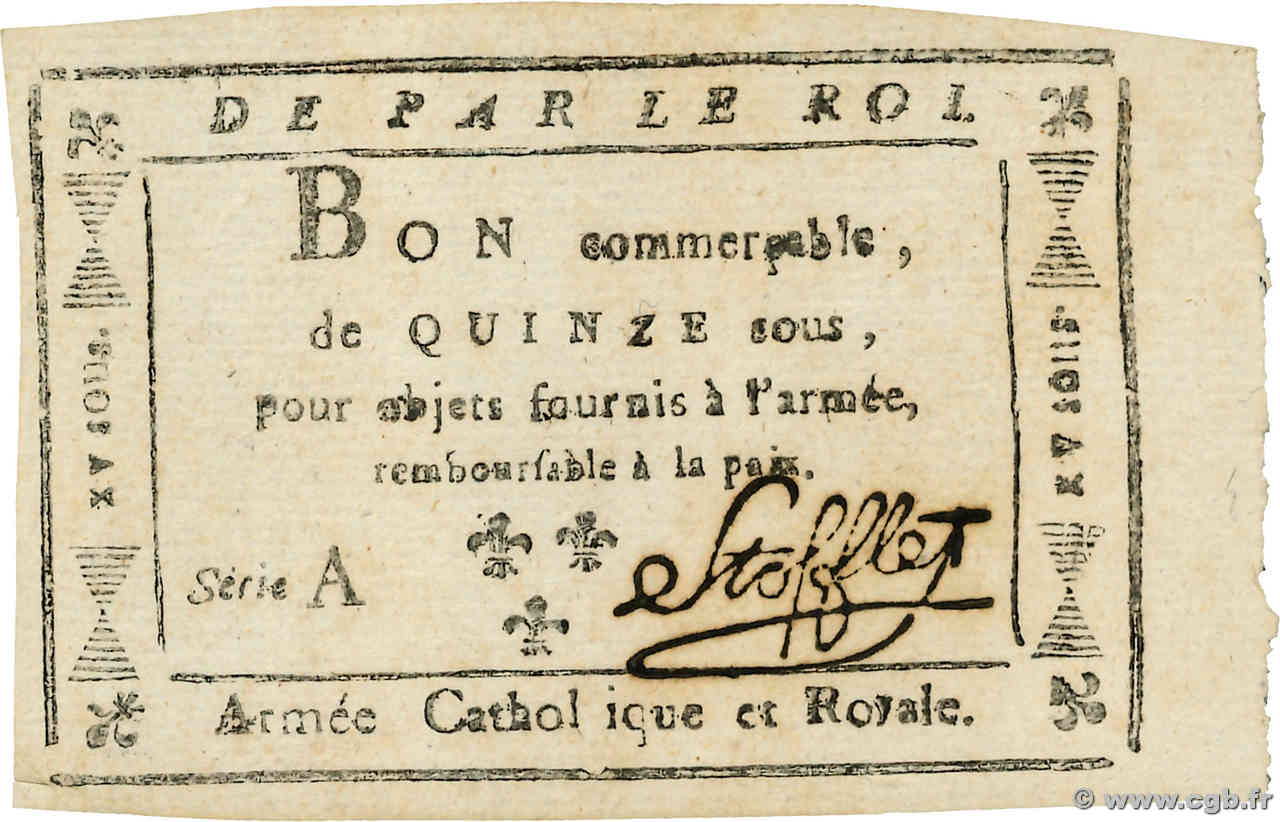 15 Sous FRANCE  1794 Kol.059 AU