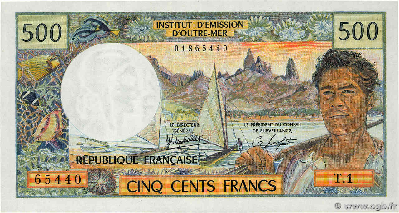 500 Francs NOUVELLE CALÉDONIE  1983 P.60d UNC