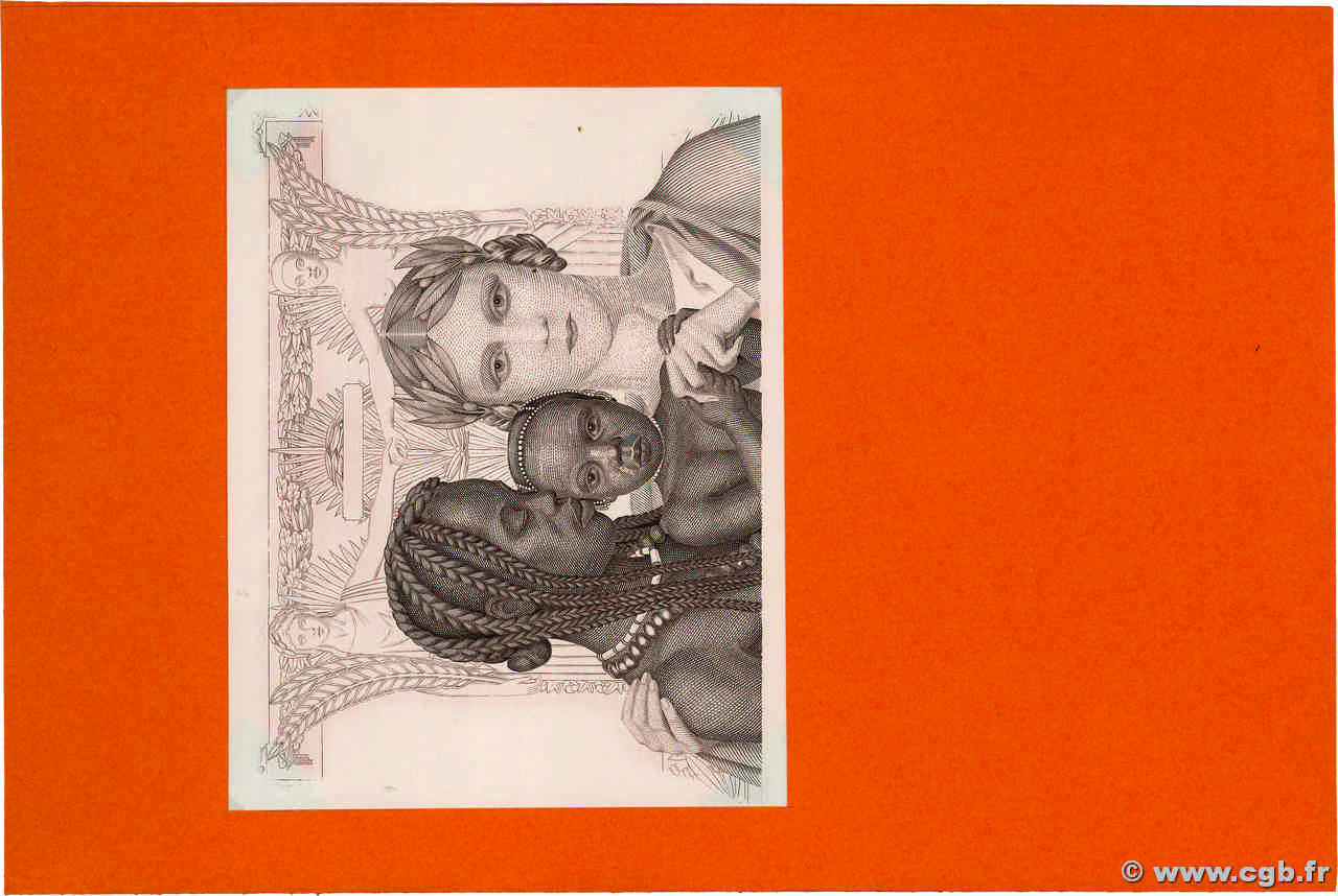 1000 Francs Épreuve FRENCH WEST AFRICA  1936 P.24e SC+