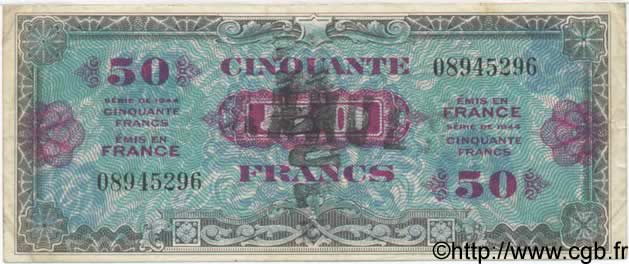 50 Francs DRAPEAU FRANKREICH  1944 VF.19.01 SS