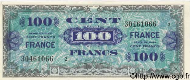 100 Francs FRANCE FRANCE  1944 VF.25.02 UNC-