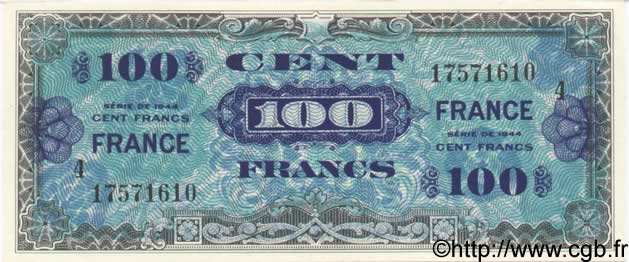 100 Francs FRANCE FRANCE  1944 VF.25.04 UNC