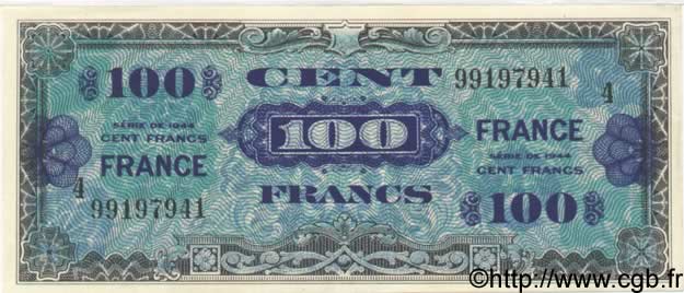 100 Francs FRANCE FRANCIA  1944 VF.25.04 q.FDC