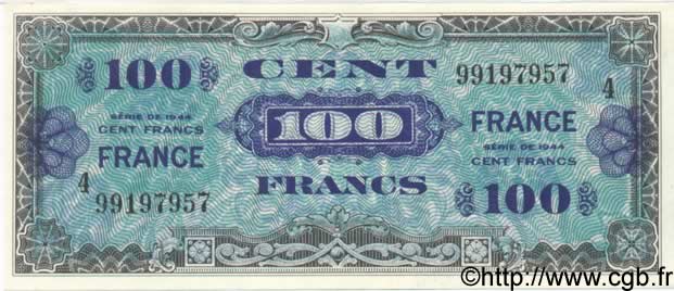 100 Francs FRANCE FRANCE  1944 VF.25.04 UNC-