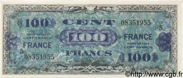 100 Francs FRANCE FRANCE  1944 VF.25.05 UNC-