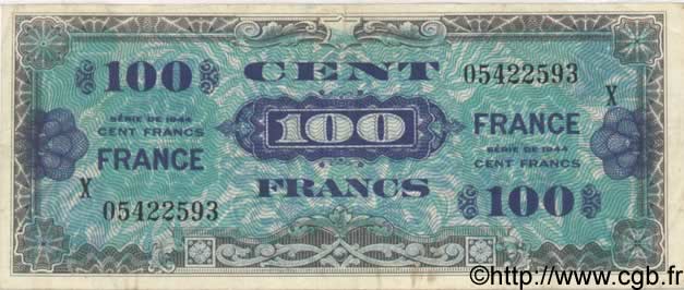 100 Francs FRANCE FRANKREICH  1944 VF.25.11 fSS