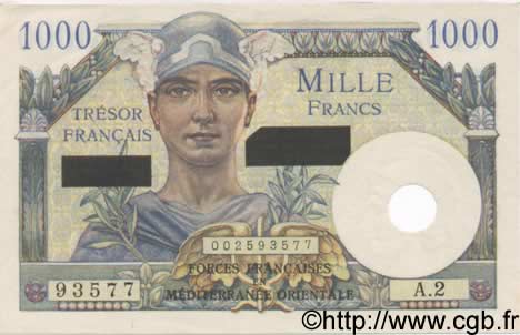 1000 Francs SUEZ FRANKREICH  1956 VF.43.01 fST+