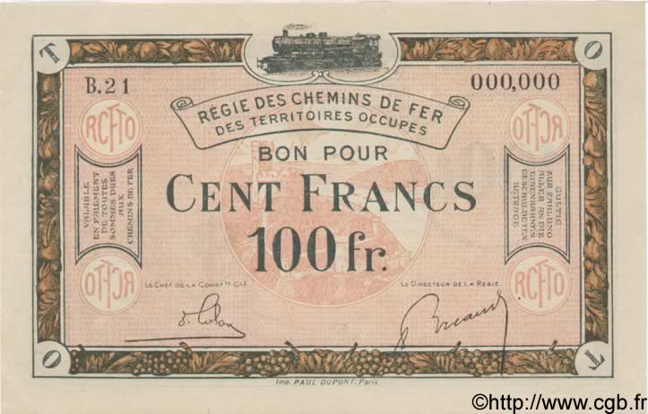 100 Francs FRANCE regionalismo y varios  1923 JP.135.10 EBC