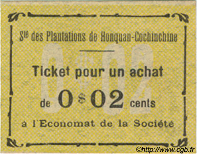 2 Cents FRANZÖSISCHE-INDOCHINA  1920  ST