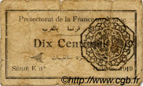 10 Centimes MAROCCO  1919 P.-- q.MB