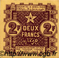 2 Francs MARUECOS  1944 P.43 SC+