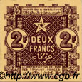 2 Francs MAROCCO  1944 P.43 q.FDC