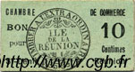 10 Centimes REUNION INSEL  1918 K.463 fST