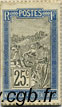 25 Centimes Chien MADAGASKAR  1916 P.004 ST