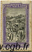 50 Centimes Chien MADAGASCAR  1916 P.011A FDC