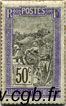 50 Centimes Zébu MADAGASCAR  1916 P.025 AU