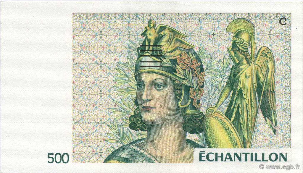 500 Francs FRANCE Regionalismus und verschiedenen  1990  ST