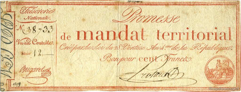 100 Francs avec série FRANCE  1796 Laf.201 SUP