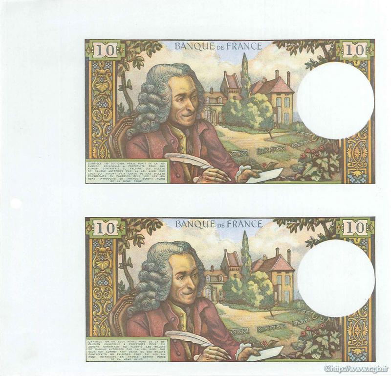 10 Francs VOLTAIRE FRANCIA  1963 F.62.00Ec FDC