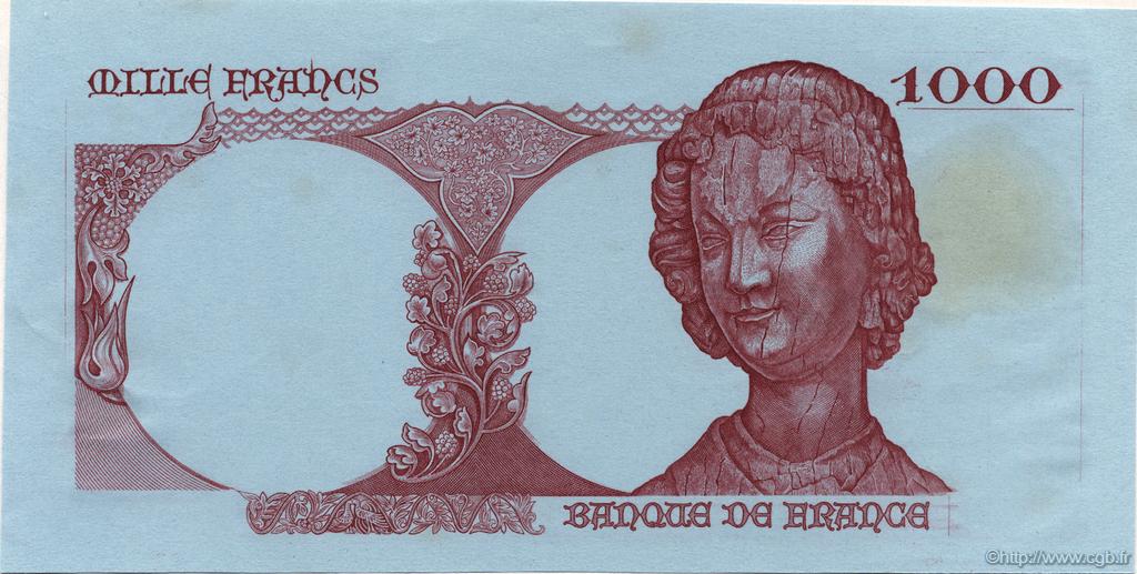 1000 Francs ART MÉDIÉVAL FRANCIA  1983 NE.1983.01 EBC