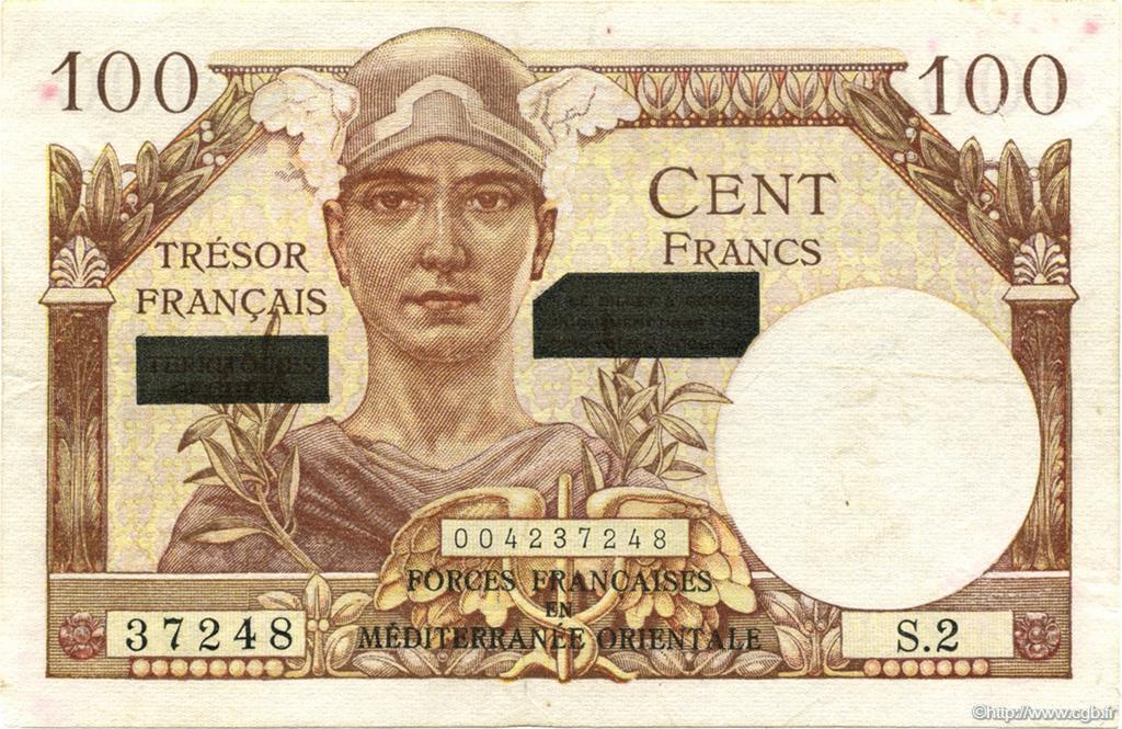 100 Francs Suez FRANCIA  1956 VF.42.01 BC+