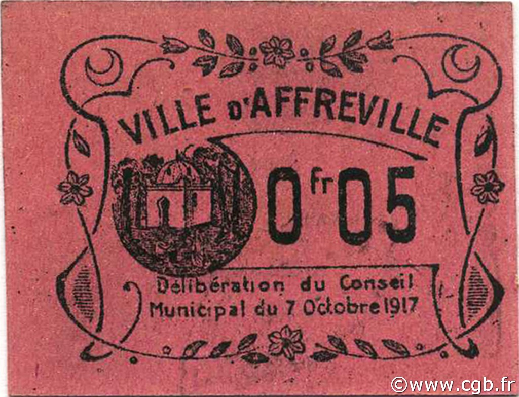 5 Centimes ALGERIA Affreville 1917 JPCV.01 FDC