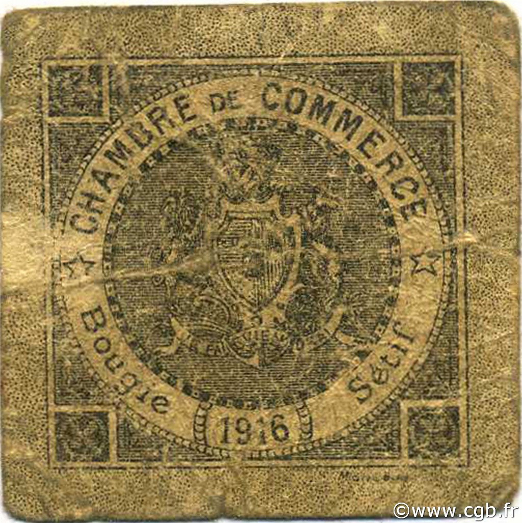 10 Centimes ARGELIA Bougie - Sétif 1916 JP.12 RC