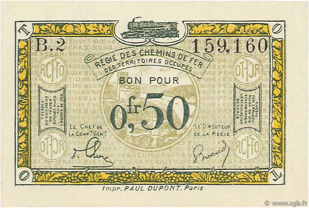 50 Centimes FRANCE regionalismo y varios  1923 JP.135.04 SC+