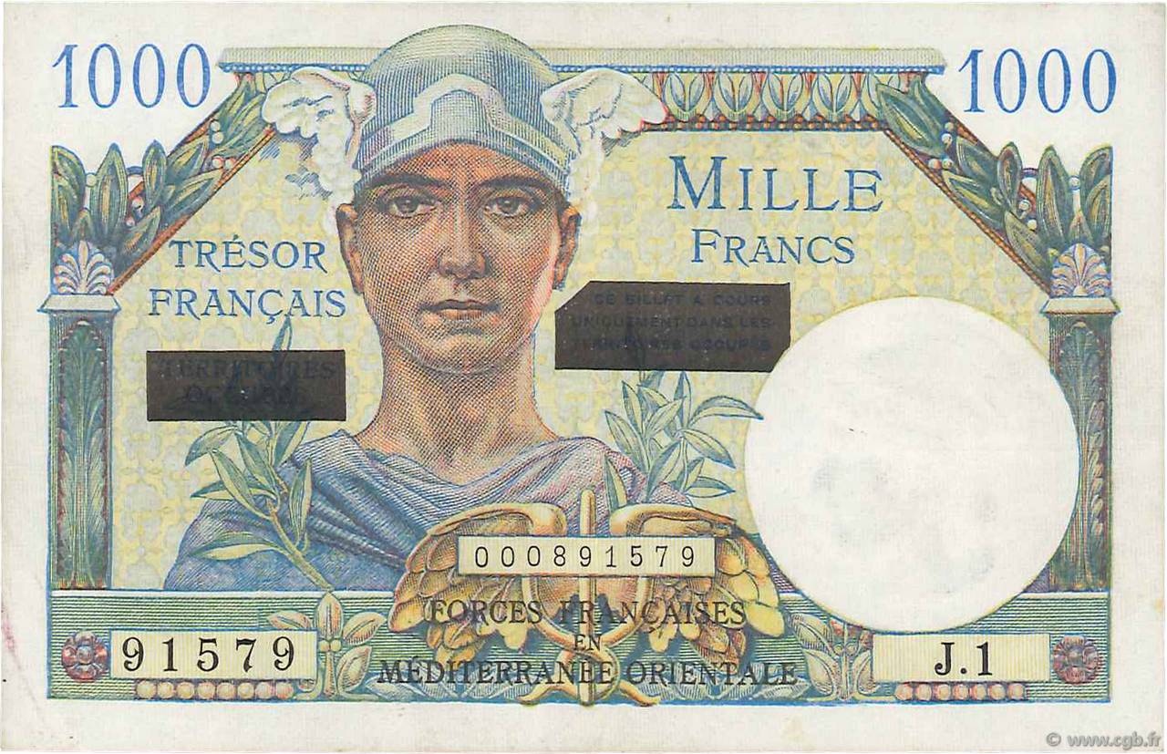 1000 Francs SUEZ FRANKREICH  1956 VF.43.01 VZ
