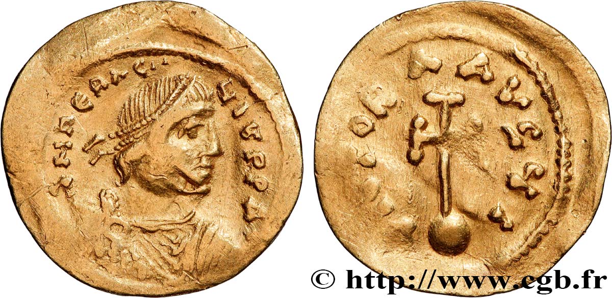 HÉRACLIUS, HÉRACLIUS CONSTANTIN et HÉRACLONAS Semissis TTB+