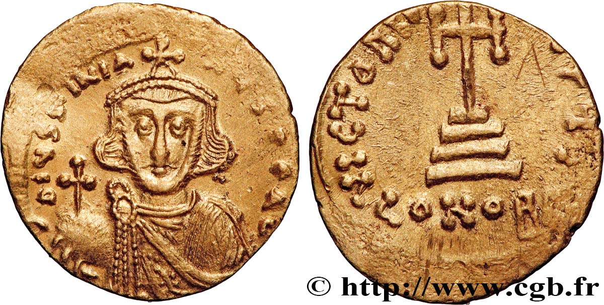 JUSTINIAN II Solidus AU