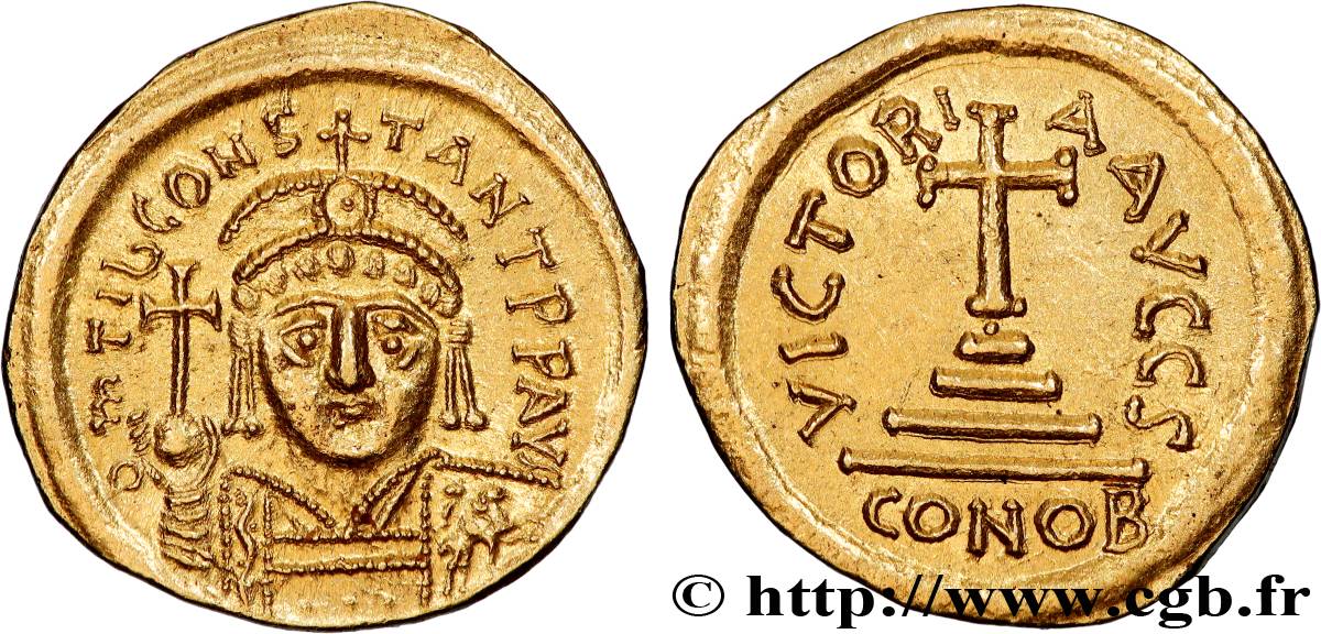 TIBERIUS II CONSTANTINE Solidus MS