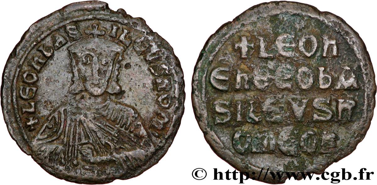 LEO VI THE WISE Follis XF