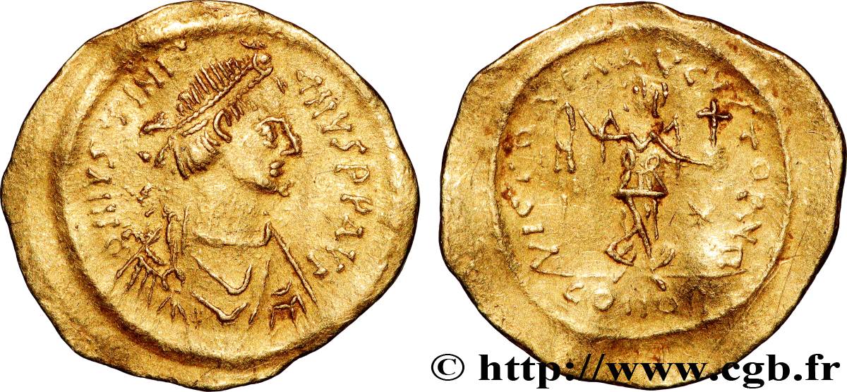 JUSTINIANUS I Tremissis  fVZ