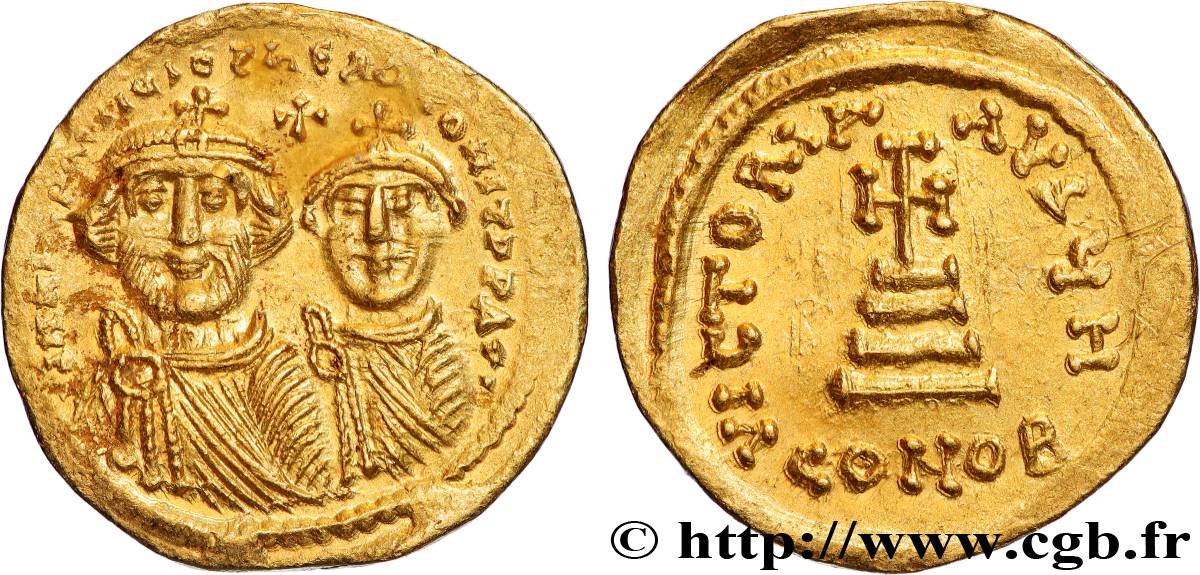 HÉRACLIUS et HÉRACLIUS CONSTANTIN Solidus SUP