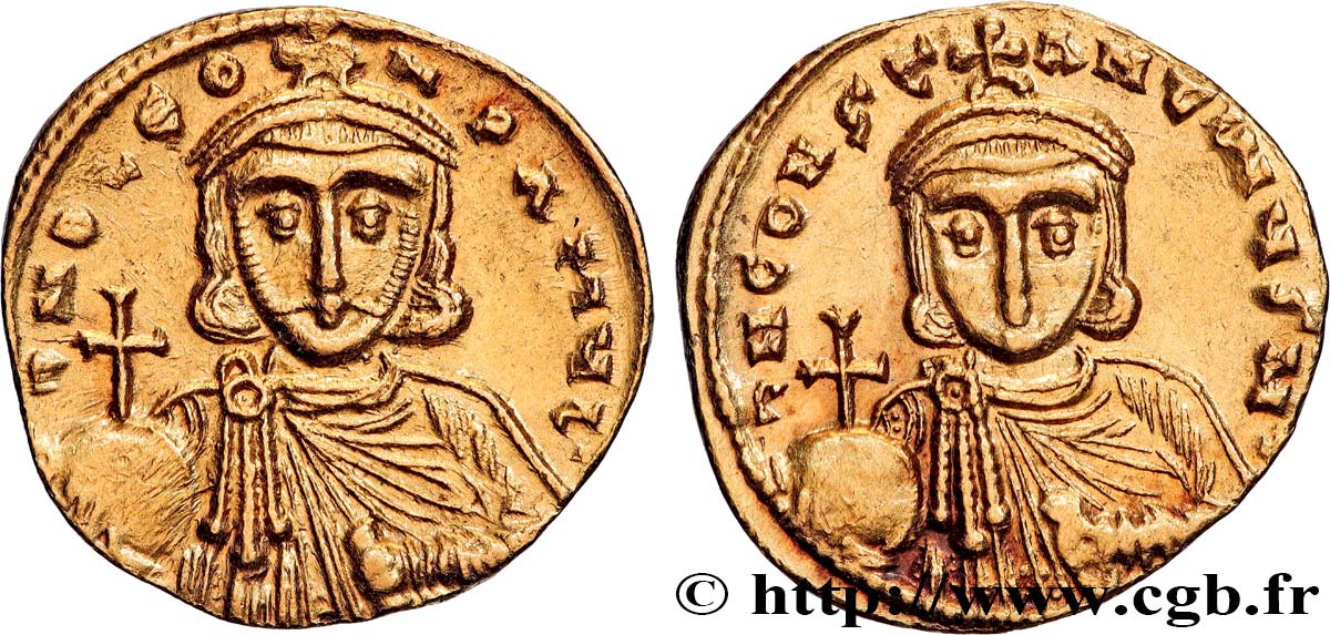 LEON III y CONSTANTINO V Solidus EBC